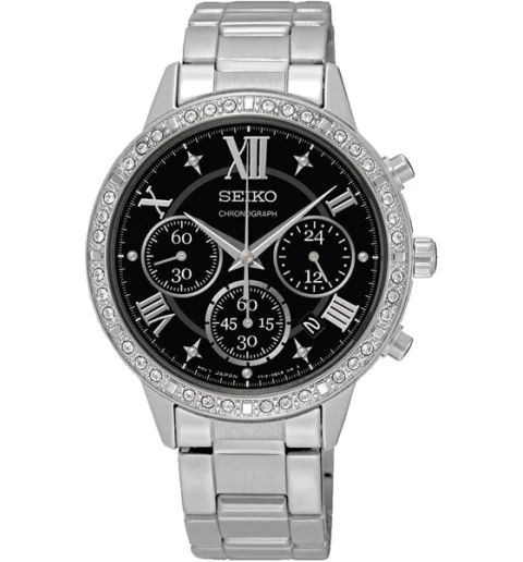 Женские Seiko SRW851P1 со стальным браслетом