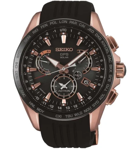 Японские Seiko SSE055J1 на солнечной батарее