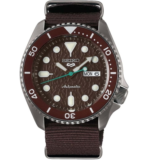 Часы Seiko SRPD85K1 с текстильным браслетом