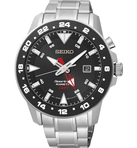 Мужские Seiko SUN015P1 со стальным браслетом