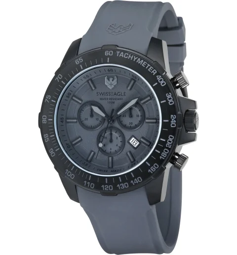 Часы Swiss Eagle SE-9065-07 с каучуковым браслетом