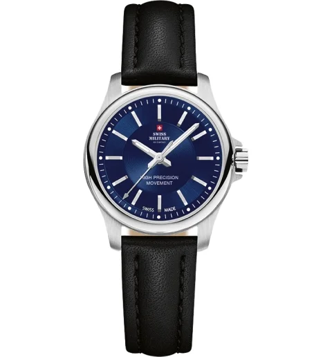 Женские Swiss Military by Chrono SM30201.12 с кожанным браслетом