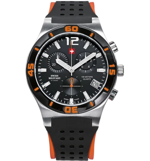 Часы Swiss Military by Chrono SM34015.09 с каучуковым браслетом