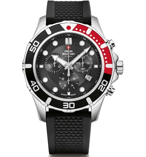 Часы Swiss Military by Chrono SM34044.04 с каучуковым браслетом
