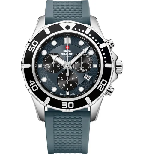 Часы Swiss Military by Chrono SM34044.06 с каучуковым браслетом