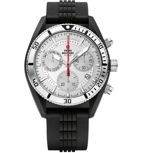 Часы Swiss Military by Chrono SM34045.02 с каучуковым браслетом