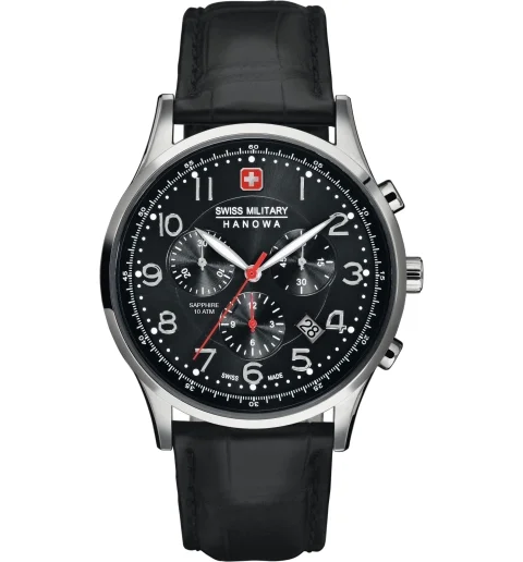 Мужские Swiss Military Hanowa 06-4187.04.007 с арабскими цифрами