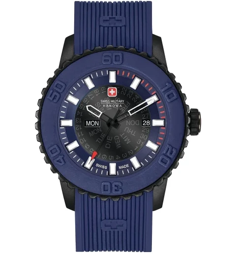 Часы Swiss Military Hanowa 06-4281.27.003 с каучуковым браслетом