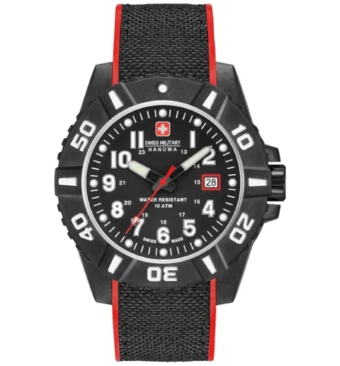 Мужские Swiss Military Hanowa 06-4309.17.007.04 с арабскими цифрами
