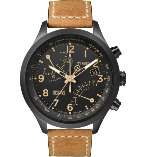 Timex T2N700 с кожаным браслетом