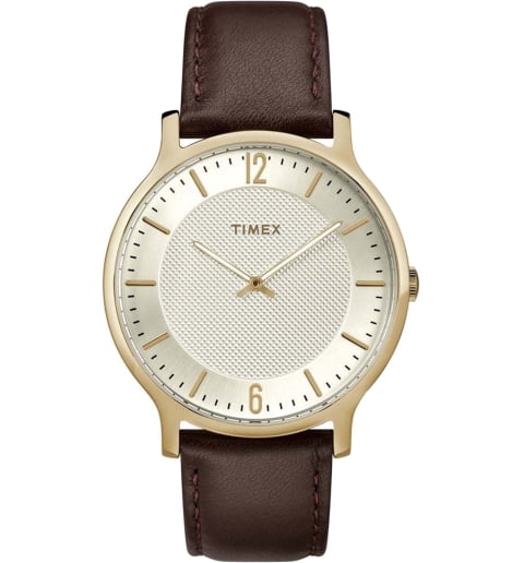 Timex TW2R92000 с кожаным браслетом