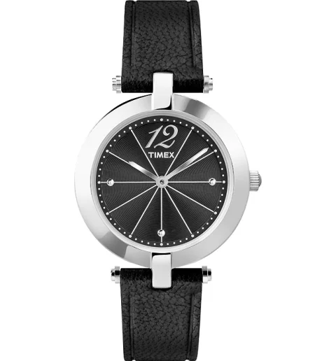 Женские Timex T2P544 с кожанным браслетом