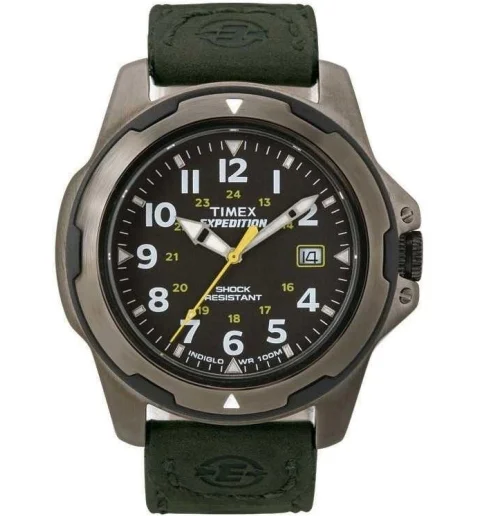 Timex T49271 с кожаным браслетом