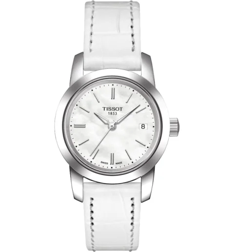 Женские Tissot T033.210.16.111.00 с кожанным браслетом