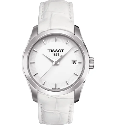 Женские Tissot T035.210.16.011.00 с кожанным браслетом