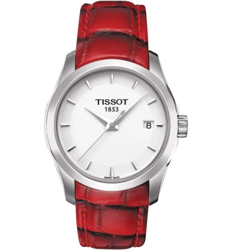 Женские Tissot T035.210.16.011.01 с кожанным браслетом