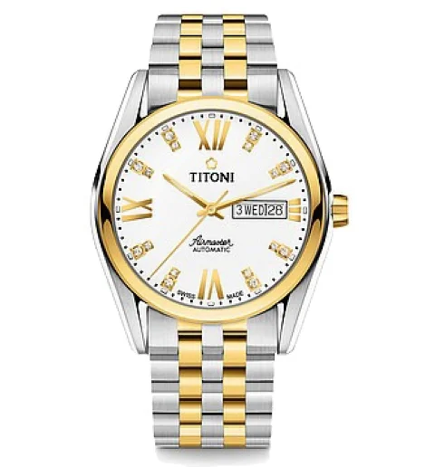 Мужские Titoni 93709-SY-385 со стальным браслетом