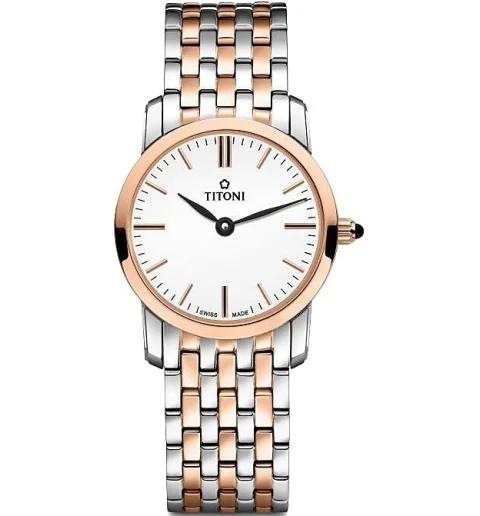 Часы Titoni TQ-42918-SRG-583 со стальным браслетом