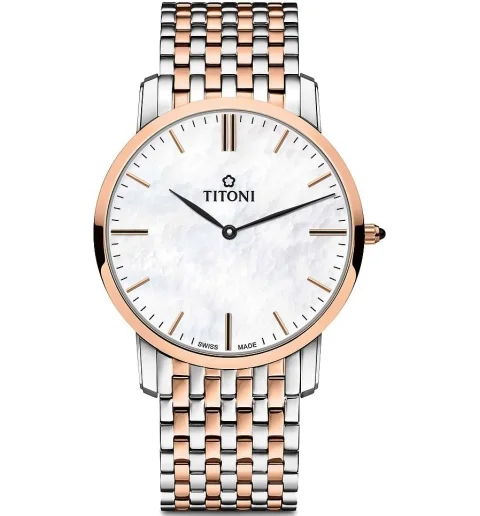 Мужские Titoni TQ-52918-SRG-587 со стальным браслетом